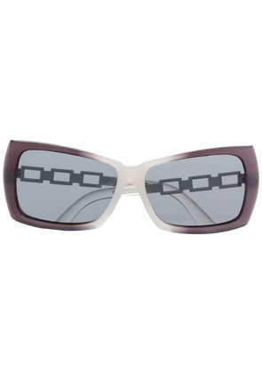 Linda Farrow gradient-effect square frame sunglasses - Purple