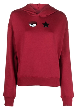 Chiara Ferragni Eyestar cotton hoodie - Red
