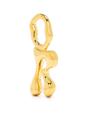 Maria Black Fluent Letter R plated charm - Gold
