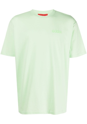 032c logo-print cotton T-shirt - Green