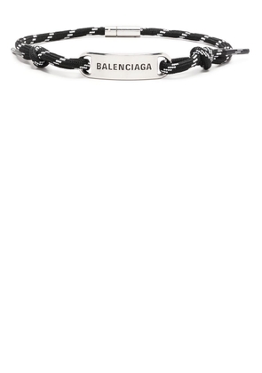 Balenciaga engraved logo-detail choker - Black