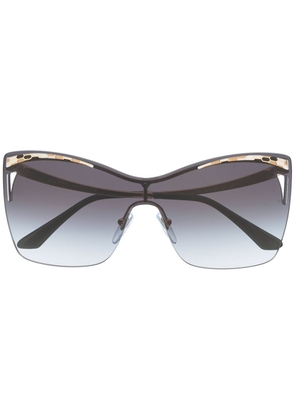 Bvlgari square tinted sunglasses - Blue
