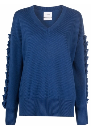 Barrie ribbed-knit cashmere jumper - Blue