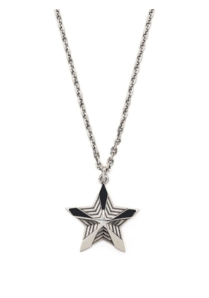 Emanuele Bicocchi star-pendant necklace - Silver