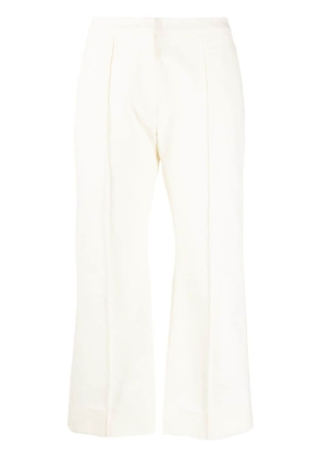 Jil Sander high-waisted cropped trousers - Neutrals