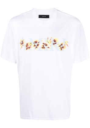 AMIRI floral print T-shirt - White