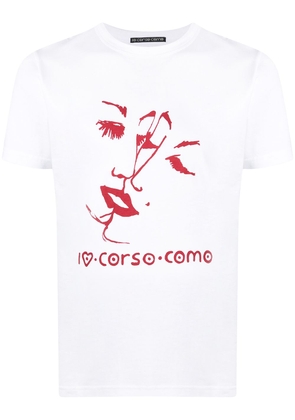 10 CORSO COMO graphic print short-sleeved T-shirt - White