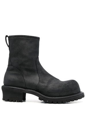 Premiata ankle side-zipped boots - Black