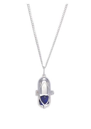 Capsule Eleven capsule crystal pendant necklace - Silver