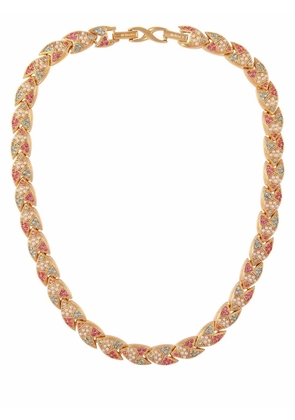 Susan Caplan Vintage 1990s D'Orlan crystal-embellished necklace - Gold