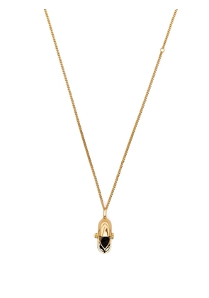 Capsule Eleven Capsule Crystal pendant necklace - Gold
