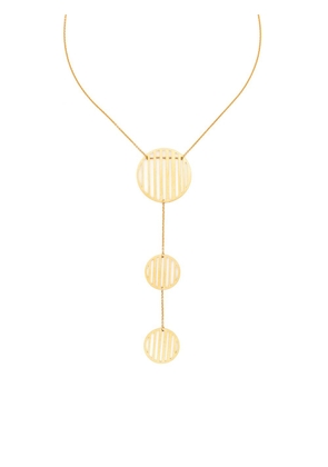 Hsu Jewellery flowing pattern triple pattern necklace - Gold