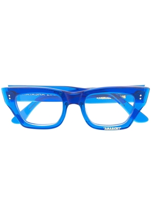 Natasha Zinko This Is Revolution square-frame sunglasses - Blue