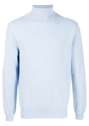 N.Peal The Trafalgar roll neck sweatshirt - Blue