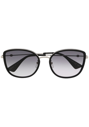 Gucci Eyewear Bee-detail round-frame sunglasses - Black