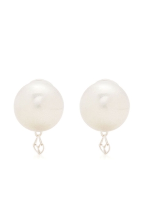 Jil Sander pearl-stud earrings - Silver
