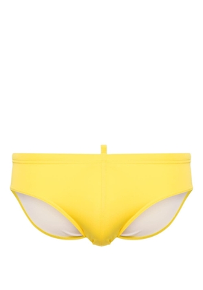 Dsquared2 logo-print swim trunks - Yellow