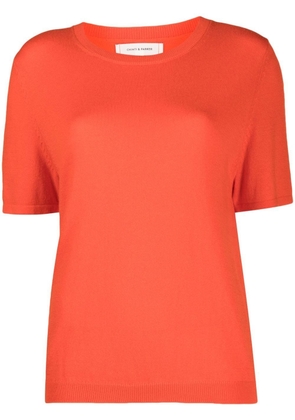 Chinti & Parker knitted short-sleeve T-shirt - Orange