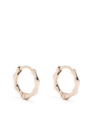 Dinny Hall 10kt yellow gold Bamboo hoop earrings