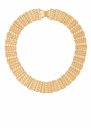 Susan Caplan Vintage 1980s Napier chain-link choker necklace - Gold