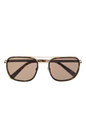 Bvlgari pilot-frame tinted sunglasses - Brown