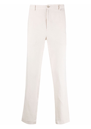 120% Lino straight-leg linen trousers - Neutrals