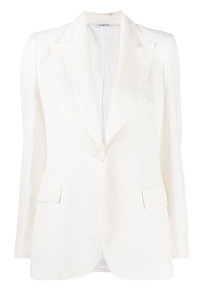 P.A.R.O.S.H. single-breasted tailored blazer - White