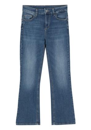 LIU JO pressed-crease straight jeans - Blue