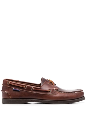 Sebago lace-up detail loafers - Brown