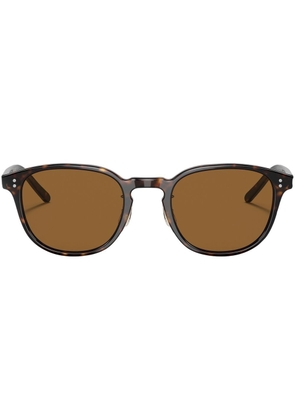 Oliver Peoples Fairmont Sun-F round-frame sunglass - Green