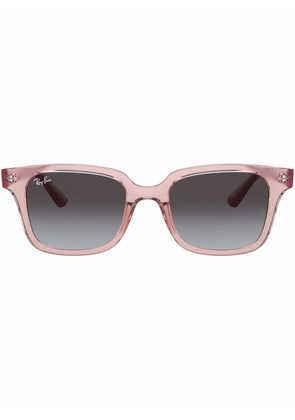 Ray-Ban RB9071S rectangle frame sunglasses - Pink