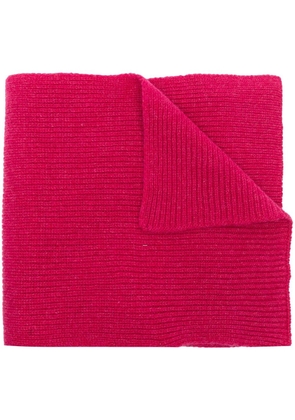 Woolrich ribbed cashmere scarf - Pink