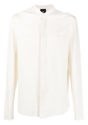 Thom Krom band-collar button-up shirt - White