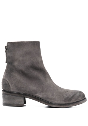 Marsèll Listo 50mm heeled leather boots - Grey