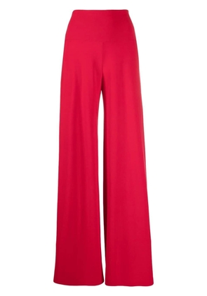 Norma Kamali high-waisted wide-leg pants - Red