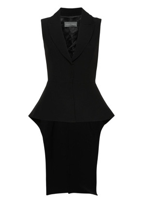 Alberta Ferretti coat tail-detail waistcoat - Black