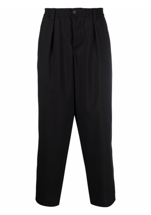Marni elasticated waist drop-crotch trousers - Black