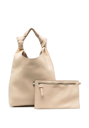 Officine Creative Bolina 15 leather tote bag - Neutrals