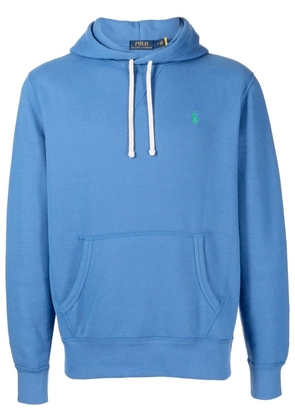 Polo Ralph Lauren garment-dyed fleece hoodie - Blue