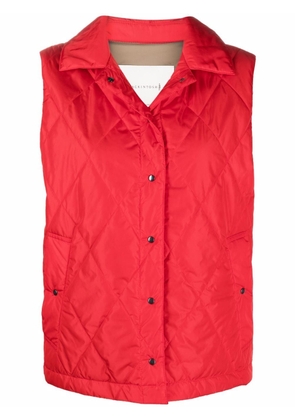 Mackintosh ANNABEL sleeveless quilted jacket - Red