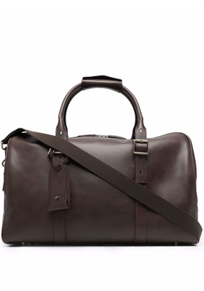 Aspinal Of London Harrison Weekender leather holdall - Brown