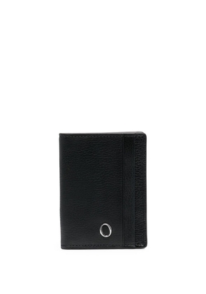 Orciani logo-plaque wallet - Black