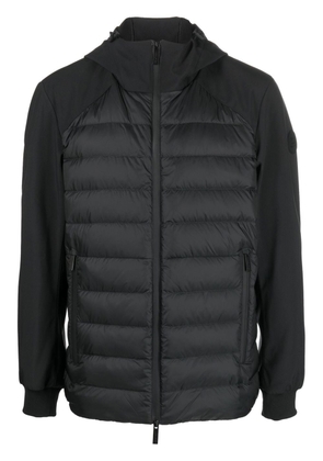 Woolrich logo-patch padded shell jacket - Black