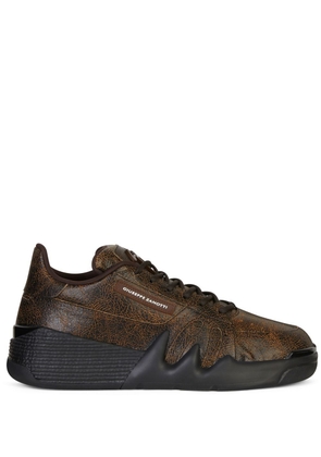 Giuseppe Zanotti Talon lace-up leather sneakers - Brown