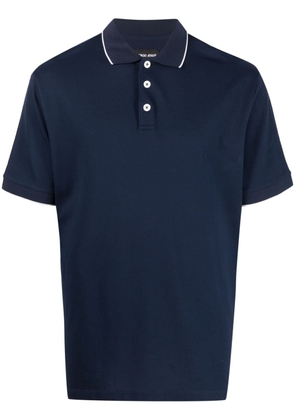 Giorgio Armani short-sleeved polo shirt - Blue