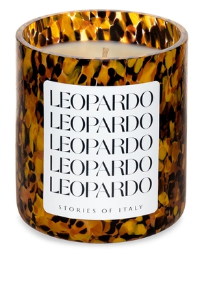 Stories of Italy Macchia Leopardo scented candle - Black