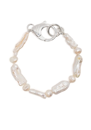 Hatton Labs Baroque Mix pearl bracelet - White