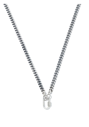 Marla Aaron 14kt white gold curb-chain necklace - Silver