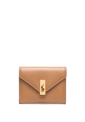 Polo Ralph Lauren logo-buckle wallet - Brown