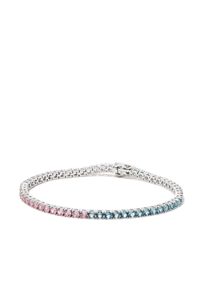 Hatton Labs crystal-embellished tennis bracelet - Silver